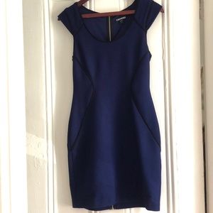 EXPRESS Dress Blue Black Size 6